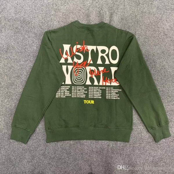2020 ss new hoodie men women green, Black