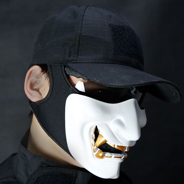 grimace cosplay tactical cycling half mask half face tactical mask cool masks evil halloween party decoration, Black
grimace cosplay tactical cycling half mask half face tactical mask cool masks evil halloween party decoration, Black