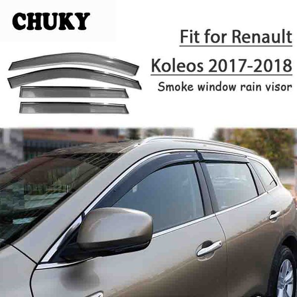 chuky 4pcs abs car styling window sun visors awnings shelters rain shield for renault koleos 2017 2018 auto accessories
chuky 4pcs abs car styling window sun visors awnings shelters rain shield for renault koleos 2017 2018 auto accessories