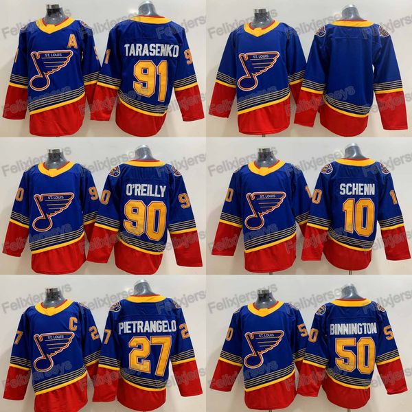 91 vladimir tarasenko st. louis blues 50 binnington 27 alex pietrangelo 90 ryan o'reilly 10 brayden schenn hockey jersey, Black;red
91 vladimir tarasenko st. louis blues 50 binnington 27 alex pietrangelo 90 ryan o'reilly 10 brayden schenn hockey jersey, Black;red