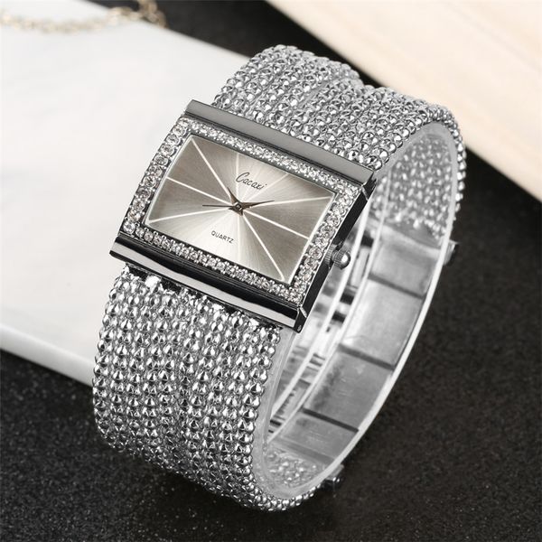 luxury wristwatch for lady rhinestones quartz creative tassel steel watchband elegant fashion women's bangle clock gifts reloj, Slivery;brown
luxury wristwatch for lady rhinestones quartz creative tassel steel watchband elegant fashion women's bangle clock gifts reloj, Slivery;brown