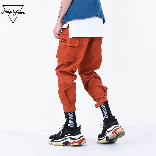 aelfric eden casual cargo pants men brand clothing feet sweatpants male stretch pockets hip hop orange ankle-length joggers kt65, Black
aelfric eden casual cargo pants men brand clothing feet sweatpants male stretch pockets hip hop orange ankle-length joggers kt65, Black