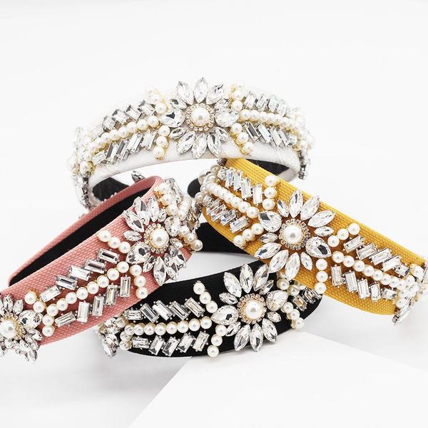 baroque colorful headband full pearl white catwalk hair accessories leaves geometric simple headband accessories for women, Silver
baroque colorful headband full pearl white catwalk hair accessories leaves geometric simple headband accessories for women, Silver