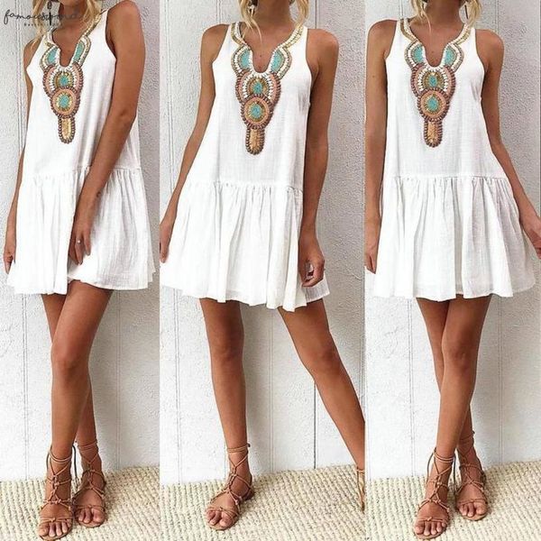 dress new girl fashion summer print dress evening party beach sleeveless mini dress women ap24, Black;gray
dress new girl fashion summer print dress evening party beach sleeveless mini dress women ap24, Black;gray