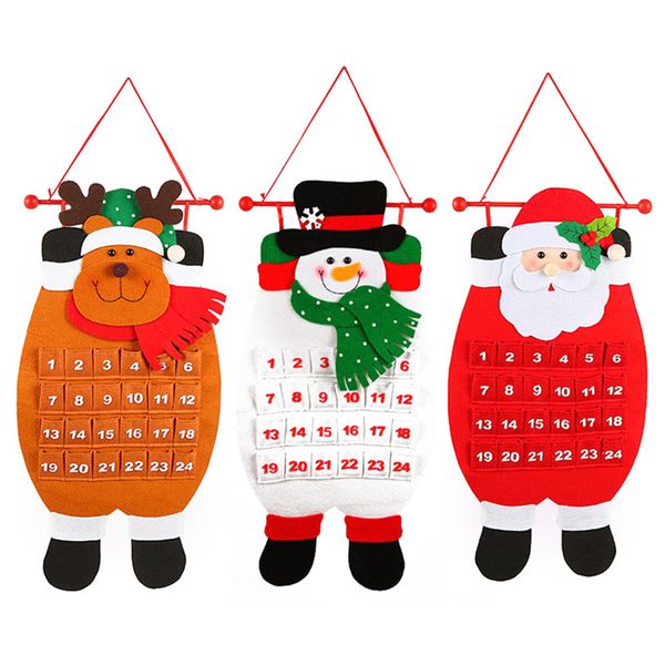 christmas advent calendar felt haning cloth santa claus snowman elk ornaments xmas gift new year christmas decoration prop jk1910
christmas advent calendar felt haning cloth santa claus snowman elk ornaments xmas gift new year christmas decoration prop jk1910