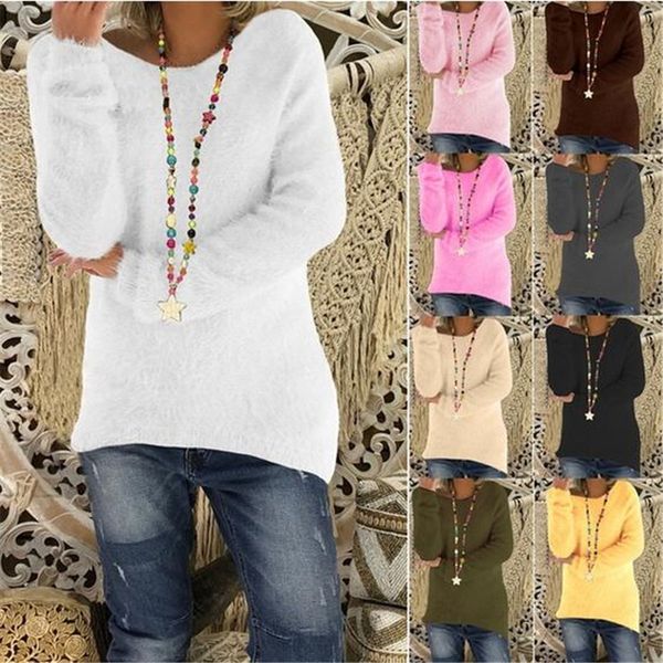 fashion autumn winter solid sweater women plus size warm sweaters long sleeve women plush pullovers jumper pull femme s-5xll, White;black
fashion autumn winter solid sweater women plus size warm sweaters long sleeve women plush pullovers jumper pull femme s-5xll, White;black