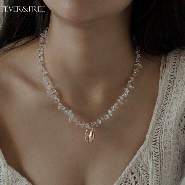 fever&new original cowrie shell necklace ocean conch transparent strand bead chain collar choker pendant necklace wholesale, Golden;silver
fever&new original cowrie shell necklace ocean conch transparent strand bead chain collar choker pendant necklace wholesale, Golden;silver