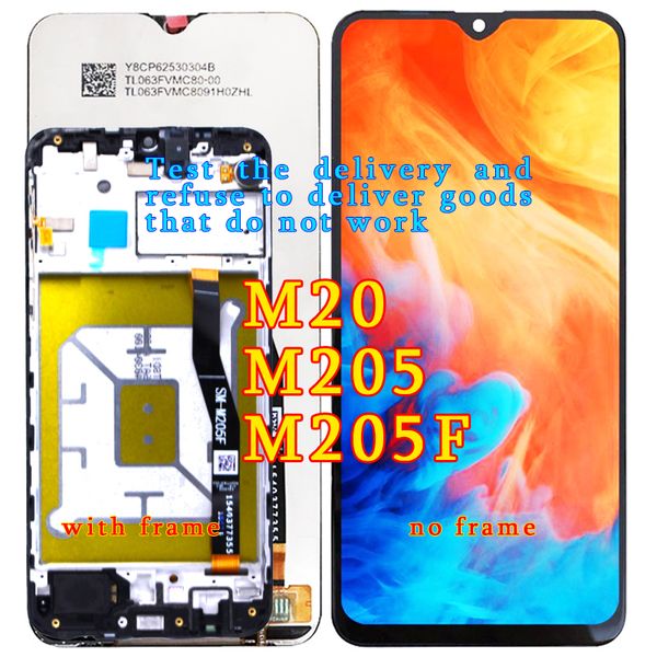 100% original lcd for samsung galaxy m20 m205 m205f sm-m205f/ds lcd display with touch screen digitizer assembly
100% original lcd for samsung galaxy m20 m205 m205f sm-m205f/ds lcd display with touch screen digitizer assembly