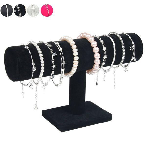 portable velvet/pu leather bracelet bangle necklace display stand holder watch jewelry organizer t-bar rack@88, Pink;blue
portable velvet/pu leather bracelet bangle necklace display stand holder watch jewelry organizer t-bar rack@88, Pink;blue