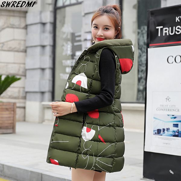swredmi plus size s-3xl long waistcoat women 2019 new autumn and winter vest mujer army green thick warm vest hooded, Black;white
swredmi plus size s-3xl long waistcoat women 2019 new autumn and winter vest mujer army green thick warm vest hooded, Black;white