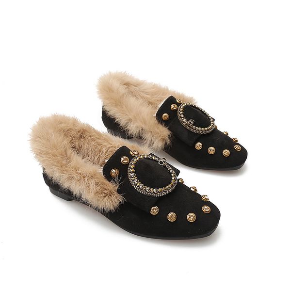 new style wool shoes for women in autumn and winter, Black
new style wool shoes for women in autumn and winter, Black