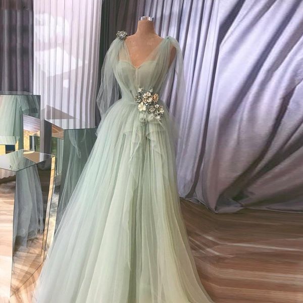 pretty mint green 3d flower prom dresses v-neck ruffles a-line prom gowns v-neck lace up plus size party dress abendkleider, Black
pretty mint green 3d flower prom dresses v-neck ruffles a-line prom gowns v-neck lace up plus size party dress abendkleider, Black