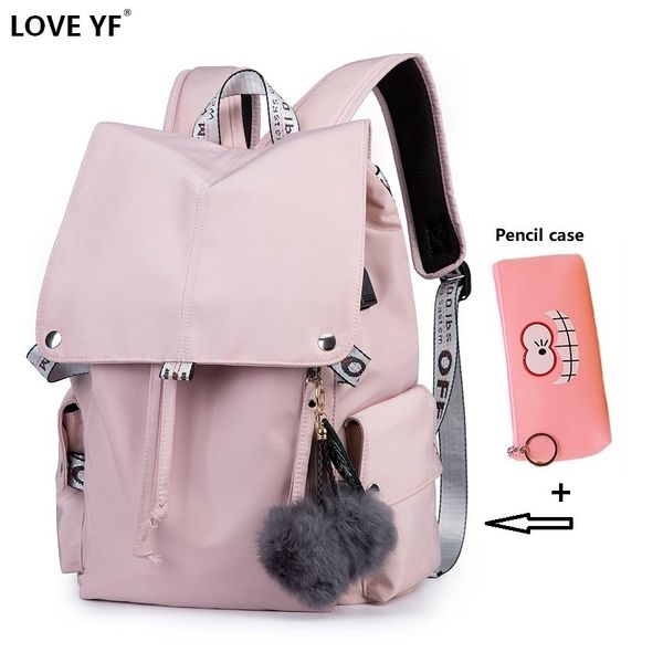 new student bag girl casual backpack with usb charging port lapbag school simple shoulder
new student bag girl casual backpack with usb charging port lapbag school simple shoulder