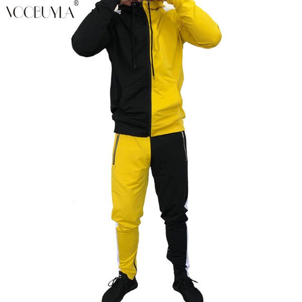voobuyla 2019 new autumn men tracksuit sport set hooded long sleeve fitness pants running suit plus size 3xl jacket trousers, Black;blue
voobuyla 2019 new autumn men tracksuit sport set hooded long sleeve fitness pants running suit plus size 3xl jacket trousers, Black;blue