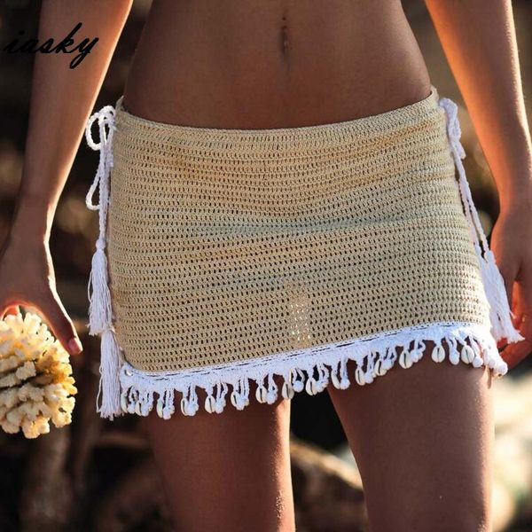 iasky 2019 crochet beach cover ups skirts women hollow out bikini swimsuit swimwear cover up beach dress, Blue;gray
iasky 2019 crochet beach cover ups skirts women hollow out bikini swimsuit swimwear cover up beach dress, Blue;gray
