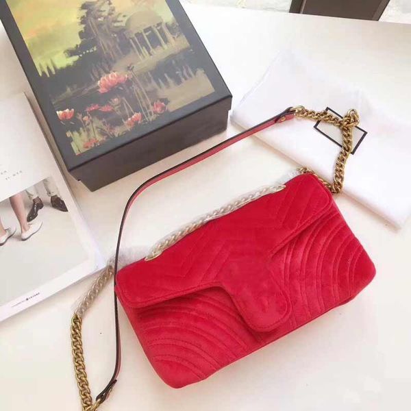 bag velvet classic chain bags messenger gift shoulder bag purses receipt crossbody box dust ladies handbag iowvp, Red;black
bag velvet classic chain bags messenger gift shoulder bag purses receipt crossbody box dust ladies handbag iowvp, Red;black