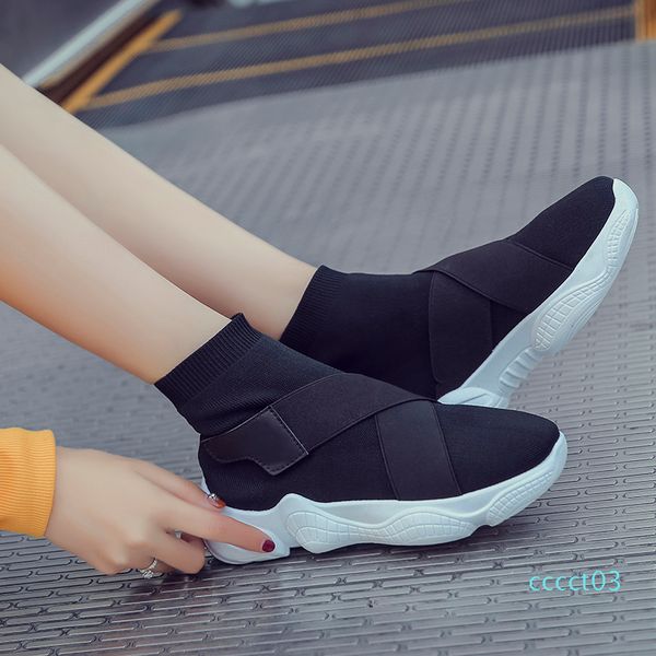 women's stretch old shoes new breathable spring and autumn increase net red trend wild flat bottom elastic socks shoes fashion ct03, Black
women's stretch old shoes new breathable spring and autumn increase net red trend wild flat bottom elastic socks shoes fashion ct03, Black