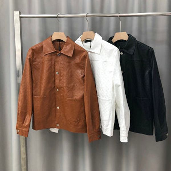 fashion designer mens brand clothing europe paris leather classic print baseball streetwear outwear jacket coat, Black;brown
fashion designer mens brand clothing europe paris leather classic print baseball streetwear outwear jacket coat, Black;brown