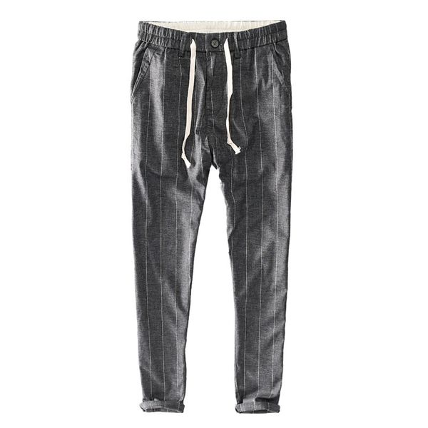soft breathable cotton linen pants men japan minimalism simple style stripe casual stretch waist straight trousers, Black
soft breathable cotton linen pants men japan minimalism simple style stripe casual stretch waist straight trousers, Black
