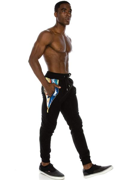 men's casual sports pants europe and the united states 3d zipper design slim fitness pants male, Black
men's casual sports pants europe and the united states 3d zipper design slim fitness pants male, Black