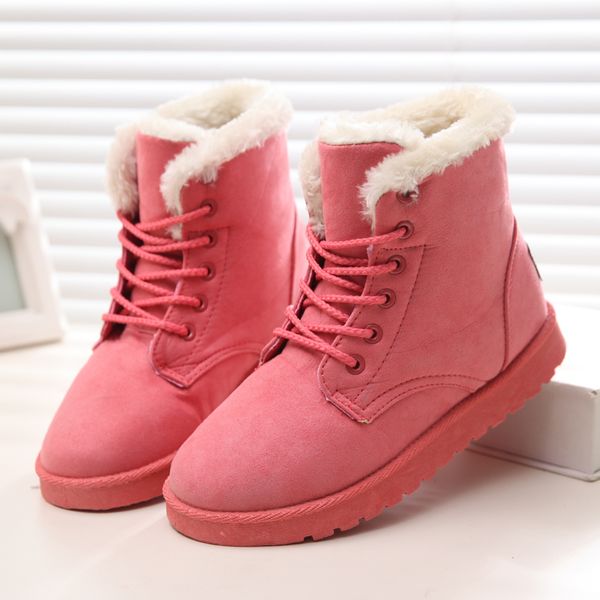 snow boots women shoes female warm fur plush insole suede winter shoes woman lace-up botas mujer women winter boots ladies, Black
snow boots women shoes female warm fur plush insole suede winter shoes woman lace-up botas mujer women winter boots ladies, Black