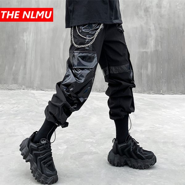 2020 мужчины упругие талии гаремные hip hop streetwear pu кожа лоскутные брюки joggers мужской jogger cargo pants black wg948
2020 мужчины упругие талии гаремные hip hop streetwear pu кожа лоскутные брюки joggers мужской jogger cargo pants black wg948