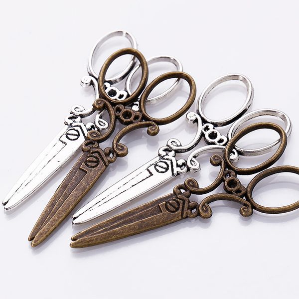 80pcs/bag ancient silver bronze 60*25mm large scissors charms pendant fashion designer jewelry fit making necklace bracelet accessories gift, Bronze;silver
80pcs/bag ancient silver bronze 60*25mm large scissors charms pendant fashion designer jewelry fit making necklace bracelet accessories gift, Bronze;silver