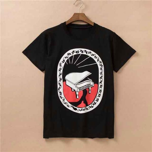 designer man guccy tshirt tide brand leisure wild t-shirt short sleeve playing piano print short-sleeved, White;black
designer man guccy tshirt tide brand leisure wild t-shirt short sleeve playing piano print short-sleeved, White;black