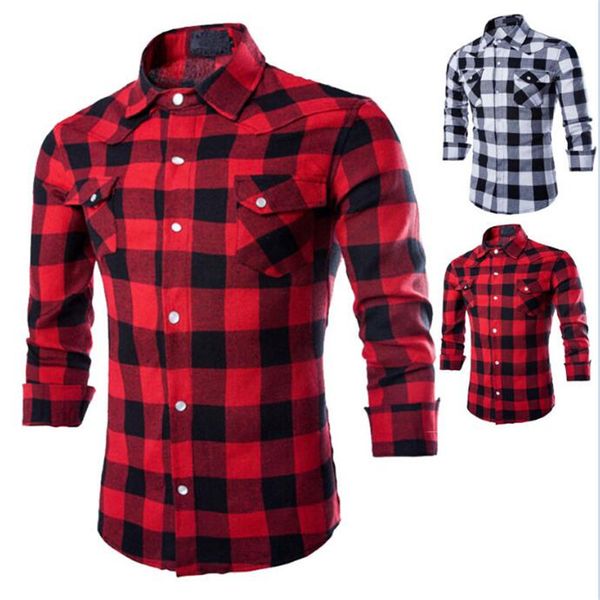 2020 fashion men's stylish cotton material slim fit casual style shirts latticeshirt long sleeve turn-down collar shirt, White;black
2020 fashion men's stylish cotton material slim fit casual style shirts latticeshirt long sleeve turn-down collar shirt, White;black