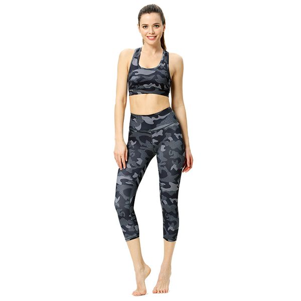 women sport yoga set super elastic athletic gym outfit running training fitness suit digital print bra workout leggings capri pants, White;red
women sport yoga set super elastic athletic gym outfit running training fitness suit digital print bra workout leggings capri pants, White;red