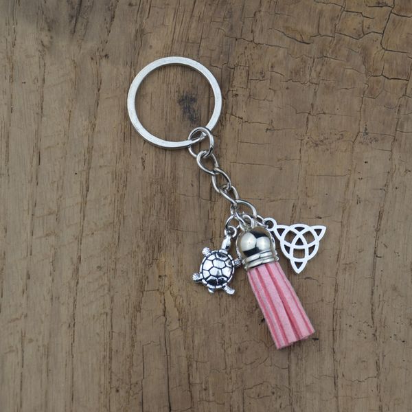 charm animal tortoise cat tassel pendant keychain pentagram tree of life metal car key ring, Silver
charm animal tortoise cat tassel pendant keychain pentagram tree of life metal car key ring, Silver