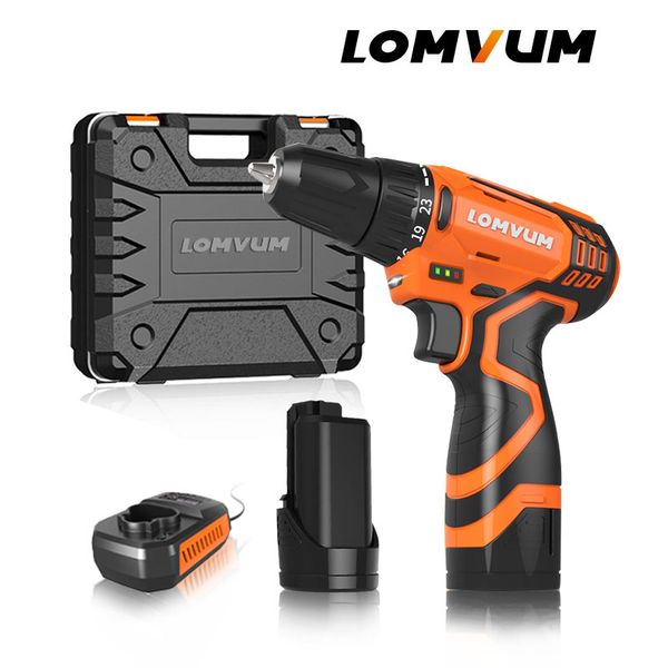 lomvum new 12/16/25v electric drill hammer cordless drills lithium-ion battery screw rotary tool mini magnetic drilling driving
lomvum new 12/16/25v electric drill hammer cordless drills lithium-ion battery screw rotary tool mini magnetic drilling driving