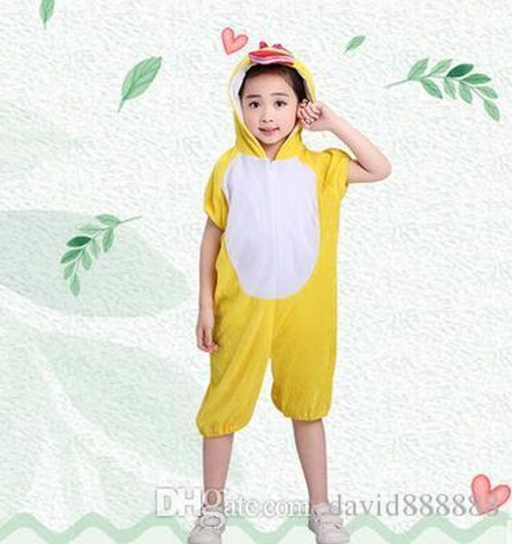 2018 new style lovely children cosplay yellow duck chick spotted dog tiger clothing boys and girls dance conjoined clothes, Black
2018 new style lovely children cosplay yellow duck chick spotted dog tiger clothing boys and girls dance conjoined clothes, Black