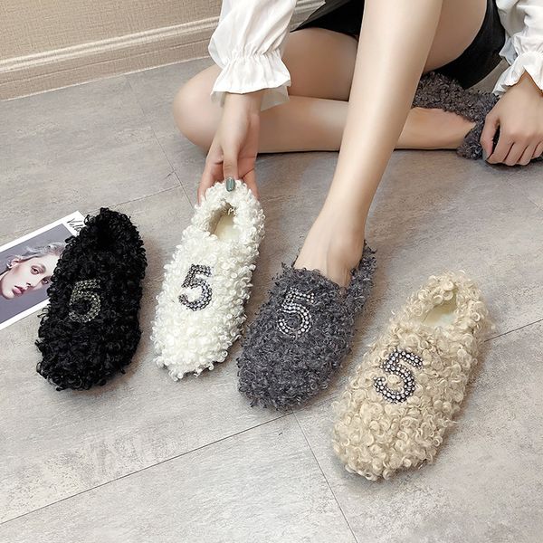 swyivy fur fashion women's flats shoes autumn and winter lambs hair peas shoes crystal casual flat shoes female warm loafers t200325, Black
swyivy fur fashion women's flats shoes autumn and winter lambs hair peas shoes crystal casual flat shoes female warm loafers t200325, Black
