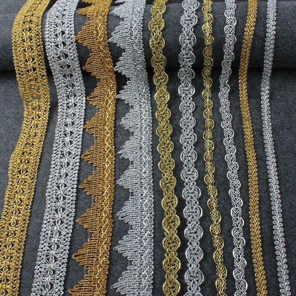 5 yards/lot gold silver polyester curve lace ribbon trims for wedding centipede braided sewing garment handmade materials, Pink;blue
5 yards/lot gold silver polyester curve lace ribbon trims for wedding centipede braided sewing garment handmade materials, Pink;blue