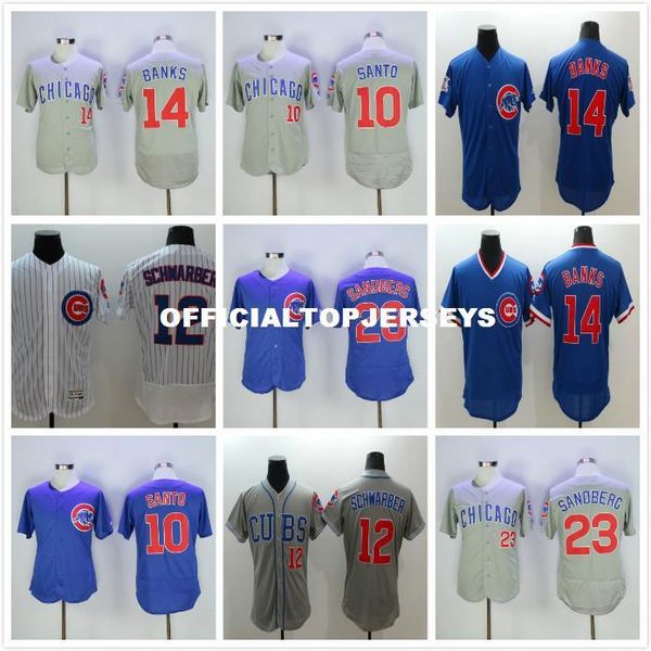 10 ron santo 12 kyle schwarber 14 ernie banks 23 ryne sandberg jerseys white blue gray green, Black;blue
10 ron santo 12 kyle schwarber 14 ernie banks 23 ryne sandberg jerseys white blue gray green, Black;blue