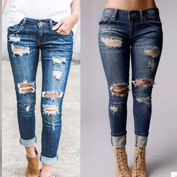 ripped jeans women high waist denim pencil pants boyfriend fashion casual style summer autumn pockets cotton blue
ripped jeans women high waist denim pencil pants boyfriend fashion casual style summer autumn pockets cotton blue