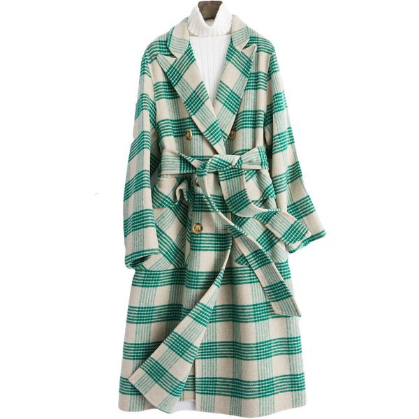 women's wool & blends spring autumn coat women clothes 2021 korean vintage woolen jacket long ladies coats casaco feminino abrigo mujer, Black
women's wool & blends spring autumn coat women clothes 2021 korean vintage woolen jacket long ladies coats casaco feminino abrigo mujer, Black