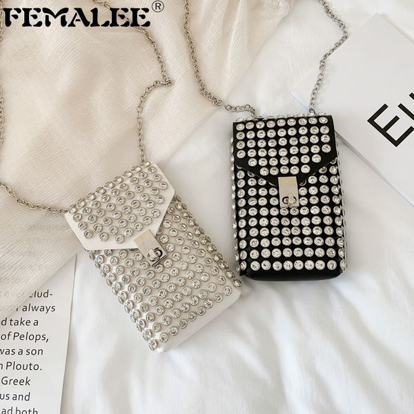2020 new mini phone bags women lock crossbody bags rhinestone shoulder bag messenger ins purses and handbags
2020 new mini phone bags women lock crossbody bags rhinestone shoulder bag messenger ins purses and handbags