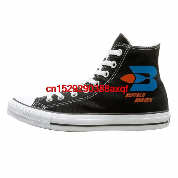 buffalo braves 70's basketball retro team logo high-canvas shoes for men women, Black
buffalo braves 70's basketball retro team logo high-canvas shoes for men women, Black