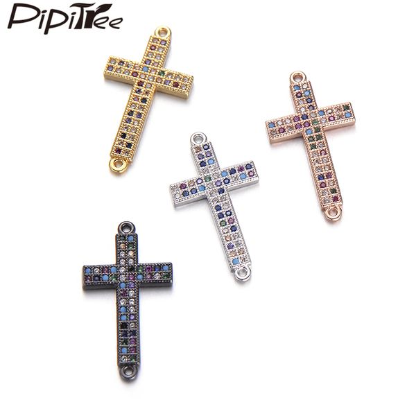 pipitree cross charms multi cubic zirconia crosses charm connectors bracelet necklace diy jewelry making fashion accessories, Bronze;silver
pipitree cross charms multi cubic zirconia crosses charm connectors bracelet necklace diy jewelry making fashion accessories, Bronze;silver