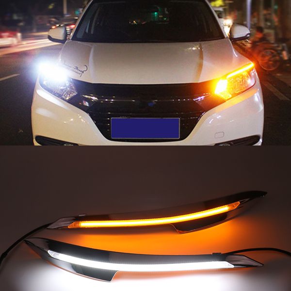 1 set led daytime running light yellow turn signal relay car headlight eyebrow decoration for hrv hr-v 2015 2016 2017 2018
1 set led daytime running light yellow turn signal relay car headlight eyebrow decoration for hrv hr-v 2015 2016 2017 2018