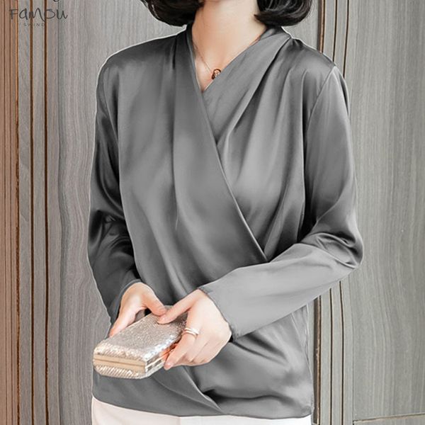 New Blouses Shirts Women Ol Fashion Solid-Color V Neck Lady Tops Shirt Autumn Plus Size Feminine Blusas 1128 40
New Blouses Shirts Women Ol Fashion Solid-Color V Neck Lady Tops Shirt Autumn Plus Size Feminine Blusas 1128 40