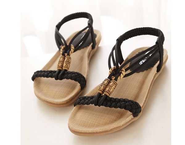2019 women's sandals in summer with new style flat bottom @66, Black
2019 women's sandals in summer with new style flat bottom @66, Black