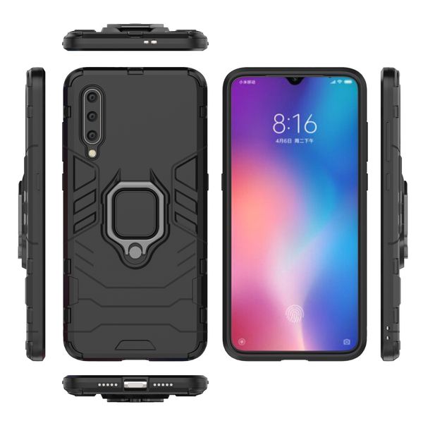 

Гибридный противоударный чехол Armor Ring Case Для Xiaomi redmi note 7 6 6X 9 8 SE Max 3 play pro Покофон F1 A2