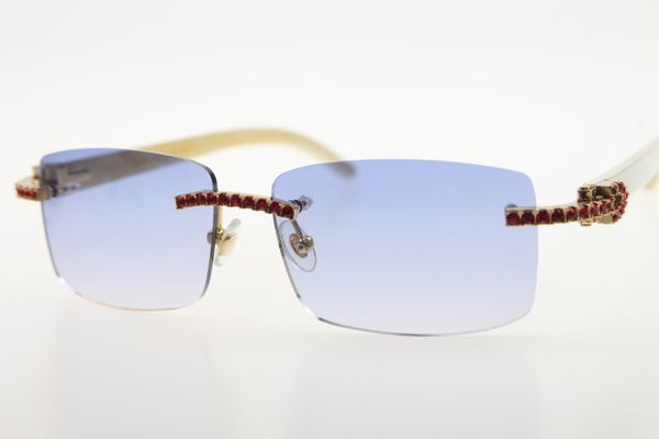wholesale high end brand glasses new 3524012 diamond rimless white genuine natural horn sunglasses men red stone glasses blue, White;black
wholesale high end brand glasses new 3524012 diamond rimless white genuine natural horn sunglasses men red stone glasses blue, White;black