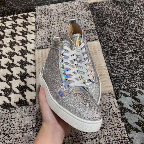 perfect quality fashion sneakers junior leathe rhinestones studded flat shoes designer luxury red bottom men women outdoor casual walking, Black
perfect quality fashion sneakers junior leathe rhinestones studded flat shoes designer luxury red bottom men women outdoor casual walking, Black