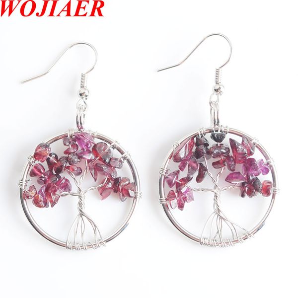 wojiaer tree of life dangle earrings ear drop natural garnet chip stone bead reiki 7 chakra healing jewelry dr8000, Silver
wojiaer tree of life dangle earrings ear drop natural garnet chip stone bead reiki 7 chakra healing jewelry dr8000, Silver