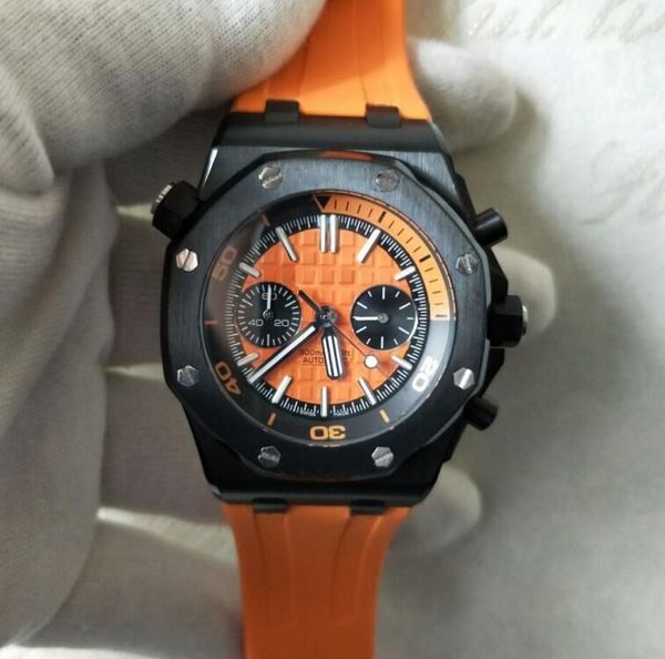 3 color elling classic series wristwatches 42mm quartz chronograph stainless steel mens watch watches and rubber band, Slivery;brown
3 color elling classic series wristwatches 42mm quartz chronograph stainless steel mens watch watches and rubber band, Slivery;brown