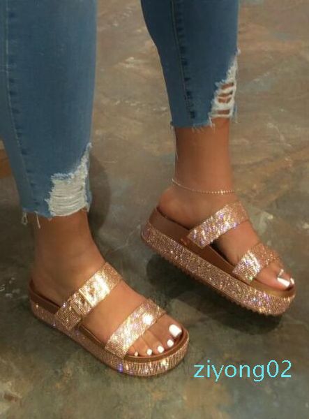 spring/summer women double-layer rhinestone buckle sandals outside wild beach slippers ladies leisure home flip flop z02, Black
spring/summer women double-layer rhinestone buckle sandals outside wild beach slippers ladies leisure home flip flop z02, Black